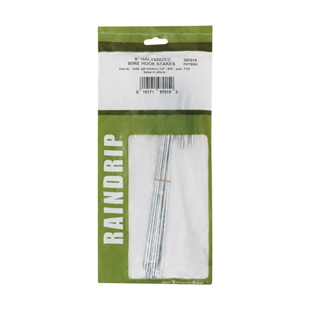 RAINDRIP STAKE WIRE HOOK 8"" BG15 397015B